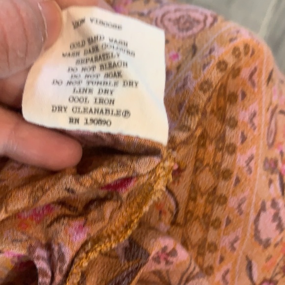 Spell & the Gypsy babushka boho mini dress amber S preowned - Picture 9 of 15